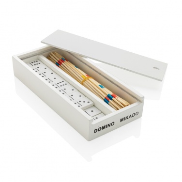 Logotrade corporate gift picture of: Deluxe mikado/domino in wooden box