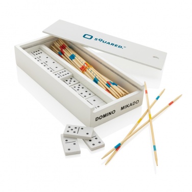 Logotrade advertising product image of: Deluxe mikado/domino in wooden box