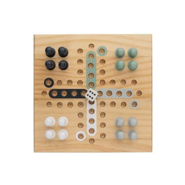 Logo trade promotional products image of: Claire wooden Ludo game