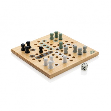 Logo trade promotional merchandise image of: Claire wooden Ludo game