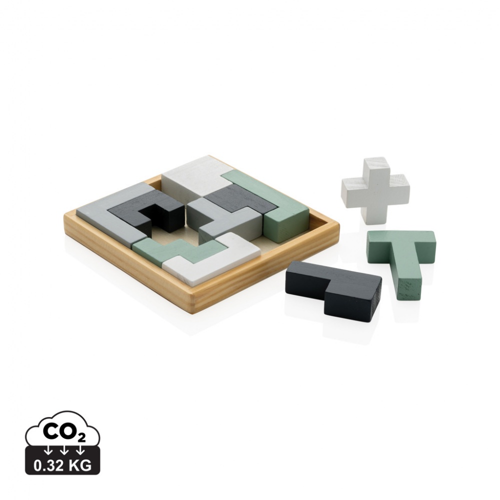 Logotrade promotional giveaway image of: Cree wooden puzzle