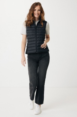 Logo trade business gifts image of: Iqoniq Meru women recycled polyester bodywarmer