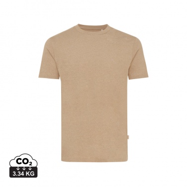 Logo trade promotional merchandise picture of: Iqoniq Manuel recycled cotton t-shirt undyed