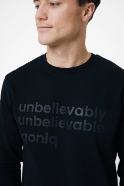 Logo trade corporate gifts image of: Iqoniq Zion recycled cotton crew neck