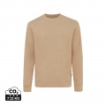 Iqoniq Denali recycled cotton crew neck undyed, heather brown