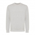 Iqoniq Etosha lightweight recycled cotton crew neck, light heather grey