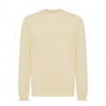 Iqoniq Etosha lightweight recycled cotton crew neck, cream yellow