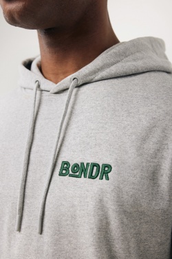 Logo trade promotional gifts image of: Iqoniq Torres recycled cotton hoodie undyed