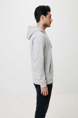 Logo trade promotional gift photo of: Iqoniq Torres recycled cotton hoodie undyed