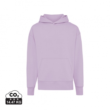 Logo trade promotional giveaways image of: Iqoniq Yoho recycled cotton relaxed hoodie