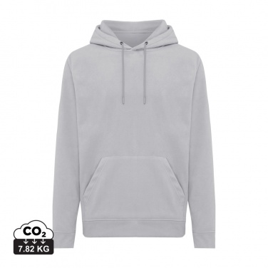 Logo trade business gift photo of: Iqoniq Trivor recycled polyester microfleece hoodie