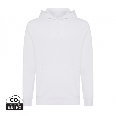 Logo trade promotional giveaway photo of: Iqoniq Rila lightweight recycled cotton hoodie