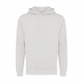 Iqoniq Rila lightweight recycled cotton hoodie, light heather grey