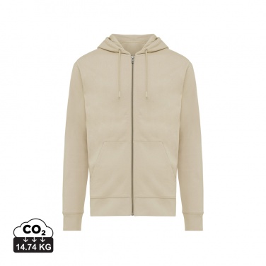 Logo trade corporate gift photo of: Iqoniq Abisko recycled cotton zip through hoodie