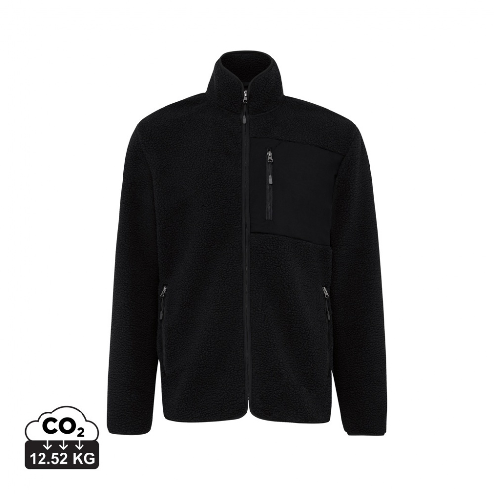 Logotrade business gift image of: Iqoniq Diran recycled polyester pile fleece jacket