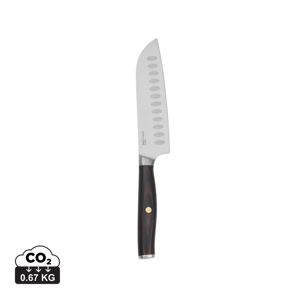 Logotrade corporate gift image of: VINGA Tara RCS recycled steel santoku knife