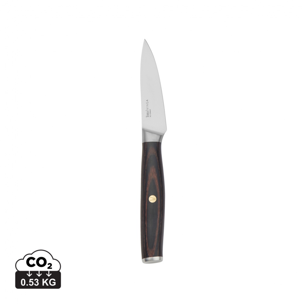 Logotrade business gift image of: VINGA Tara RCS recycled steel paring knife