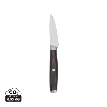 Logo trade corporate gifts image of: VINGA Tara RCS recycled steel paring knife