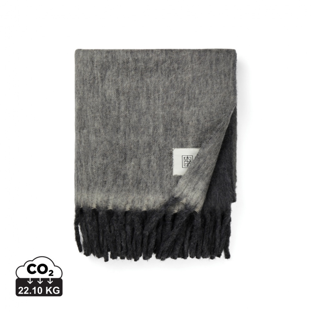 Logo trade promotional products image of: Vinga Saletto wool blend blanket