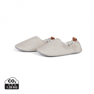 Logo trade corporate gifts image of: VINGA Moulton RCS RPET slippers L/XL