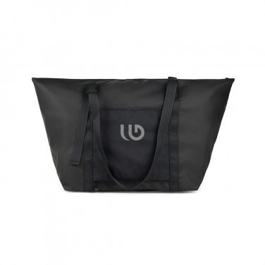 Logo trade promotional merchandise image of: VINGA Livorno GRS recycled polyester weekend bag