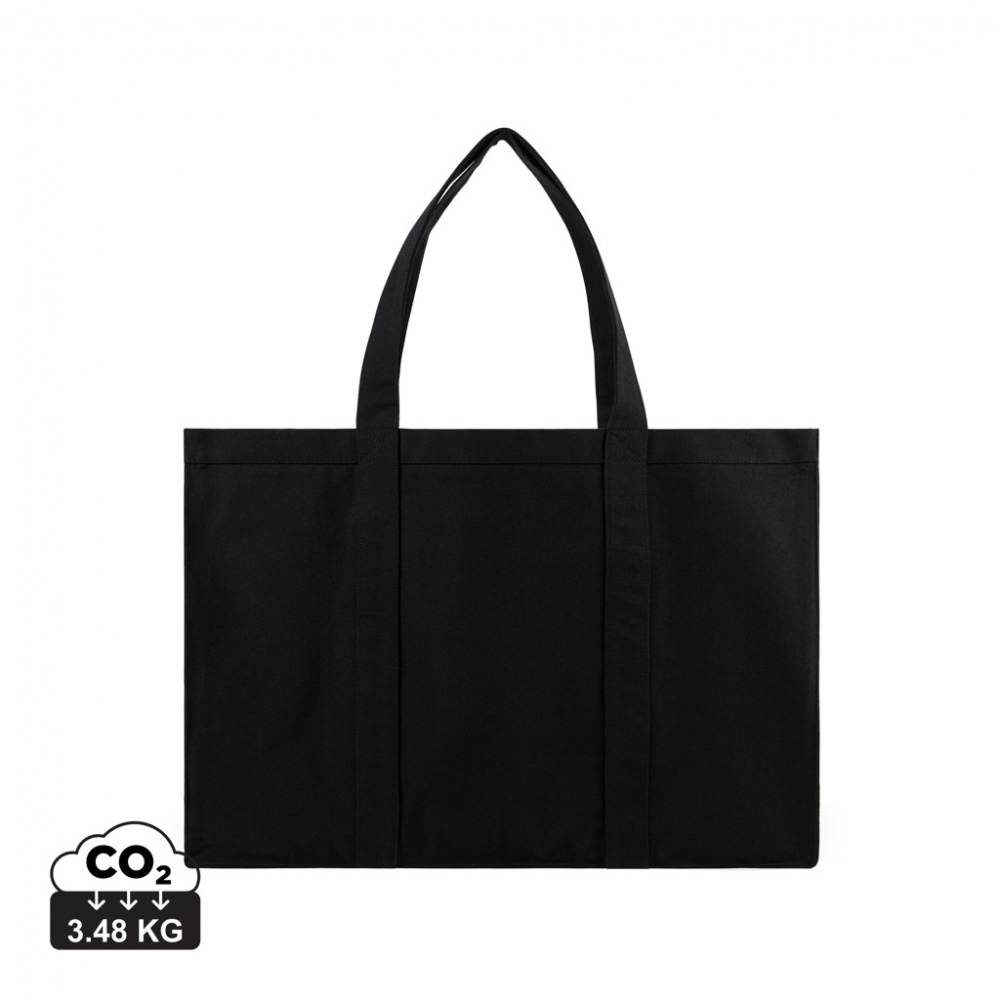 Logo trade promotional item photo of: VINGA Hilo AWARE™ recycled canvas maxi tote bag