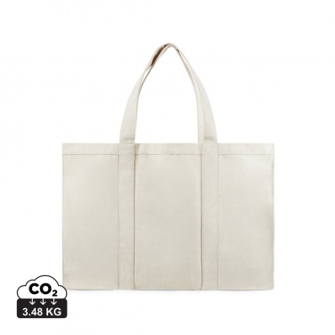 Logo trade promotional merchandise photo of: VINGA Hilo AWARE™ recycled canvas maxi tote bag