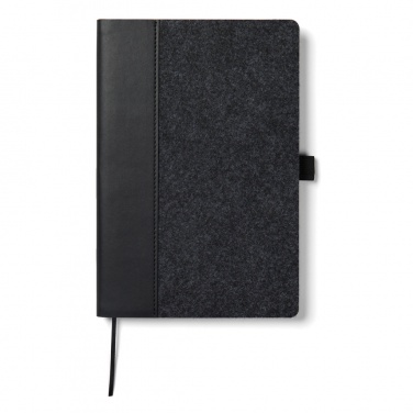 Logotrade advertising product picture of: VINGA Albon GRS recycled felt notebook