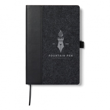 Logotrade promotional product image of: VINGA Albon GRS recycled felt notebook