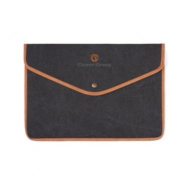 Logo trade promotional products picture of: VINGA Bosler GRS recycled canvas 14" laptop sleeve