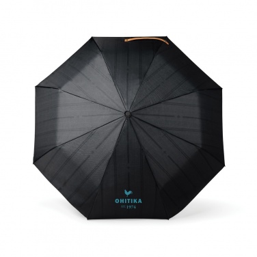 Logo trade promotional gifts picture of: VINGA Bosler AWARE™ recycled pet 21" foldable umbrella