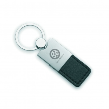 Logotrade advertising product image of: PU and metal key ring