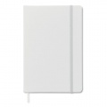 A5 notebook 96 plain sheets, White