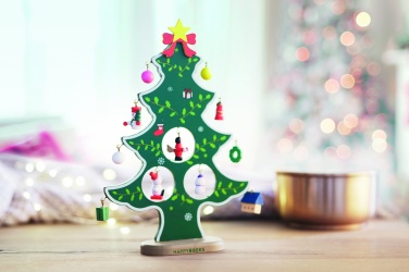 Logotrade corporate gift image of: Wooden xmas tree decoration