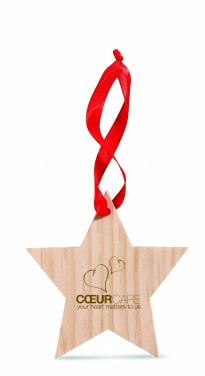 Logotrade promotional gift image of: Star shaped hanger