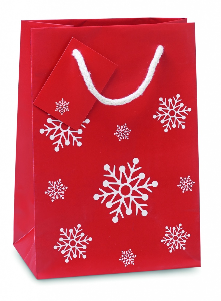 Logo trade promotional giveaways image of: Gift paper bag small