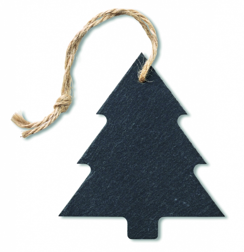 Logo trade promotional product photo of: Slate xmas hanger tree