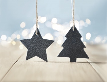 Logotrade business gift image of: Slate xmas hanger star