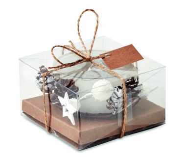 Logo trade promotional gifts picture of: Christmas candle holder