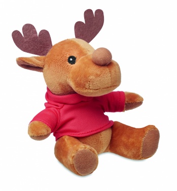 Logotrade promotional merchandise picture of: Plush reindeer with hoodie