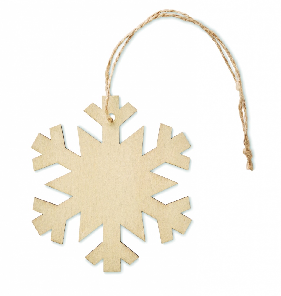 Logotrade corporate gifts photo of: Snowflake Tree hanger