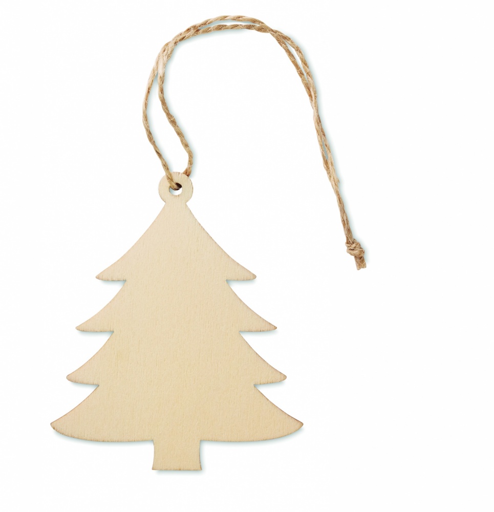 Logotrade advertising product image of: Wooden Tree shaped hanger