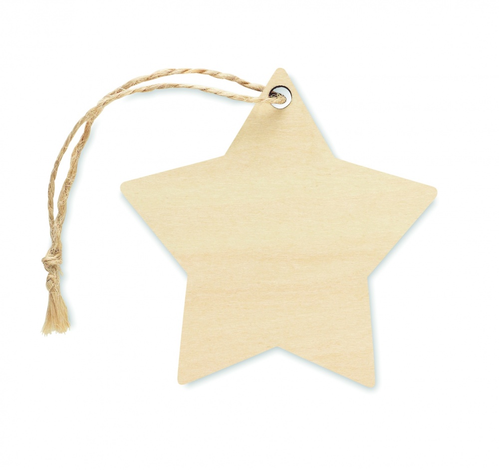 Logotrade advertising product picture of: Christmas ornament star