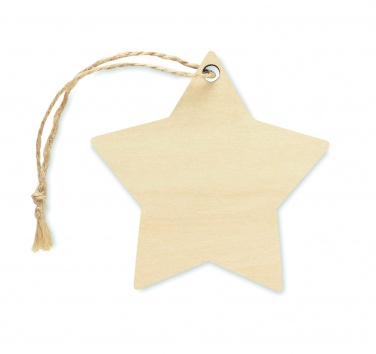 Logo trade promotional giveaways picture of: Christmas ornament star