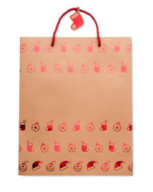 Logotrade promotional merchandise picture of: Gift paper bag with pattern