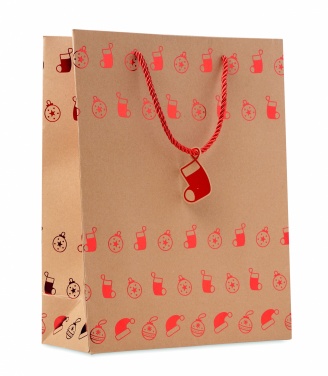 Logotrade promotional merchandise picture of: Gift paper bag with pattern