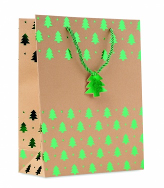 Logo trade advertising products picture of: Gift paper bag with pattern