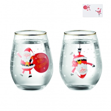 Logotrade promotional merchandise image of: Set of 2 Christmas glasses