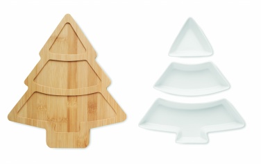 Logo trade promotional merchandise picture of: Christmas tree serving tray