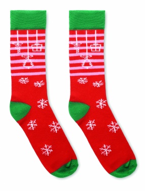 Logo trade promotional product photo of: Pair of Christmas socks L